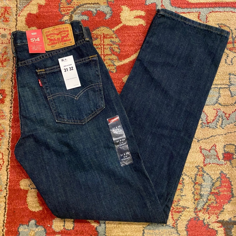 Levi 514 jeans 31W 32L new
